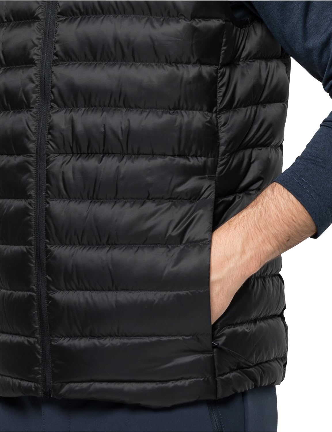 Jack Wolfskin Kamizelka męska, czarna, XL (DE)