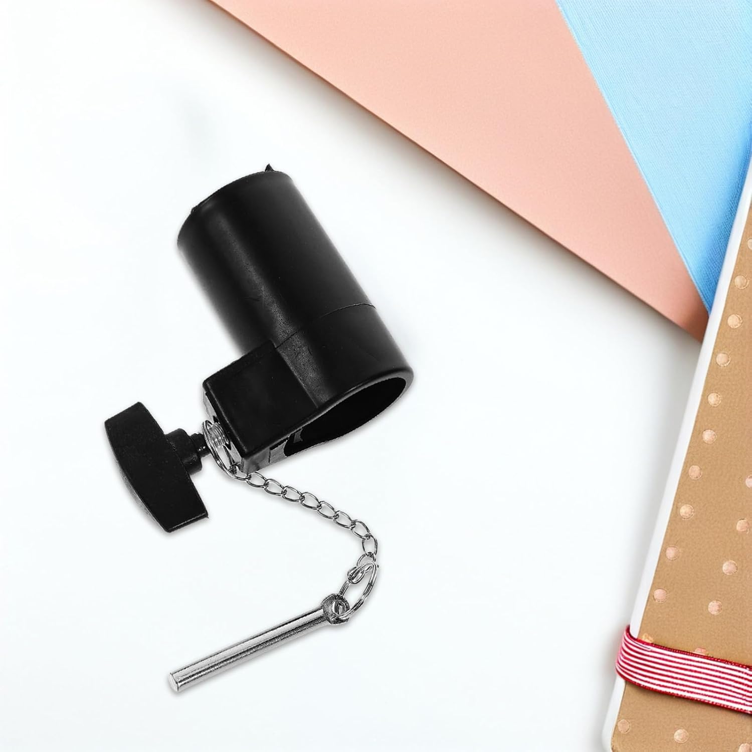 Mannequin Head Stand Connector for Tripod Support Plastic Black image 5