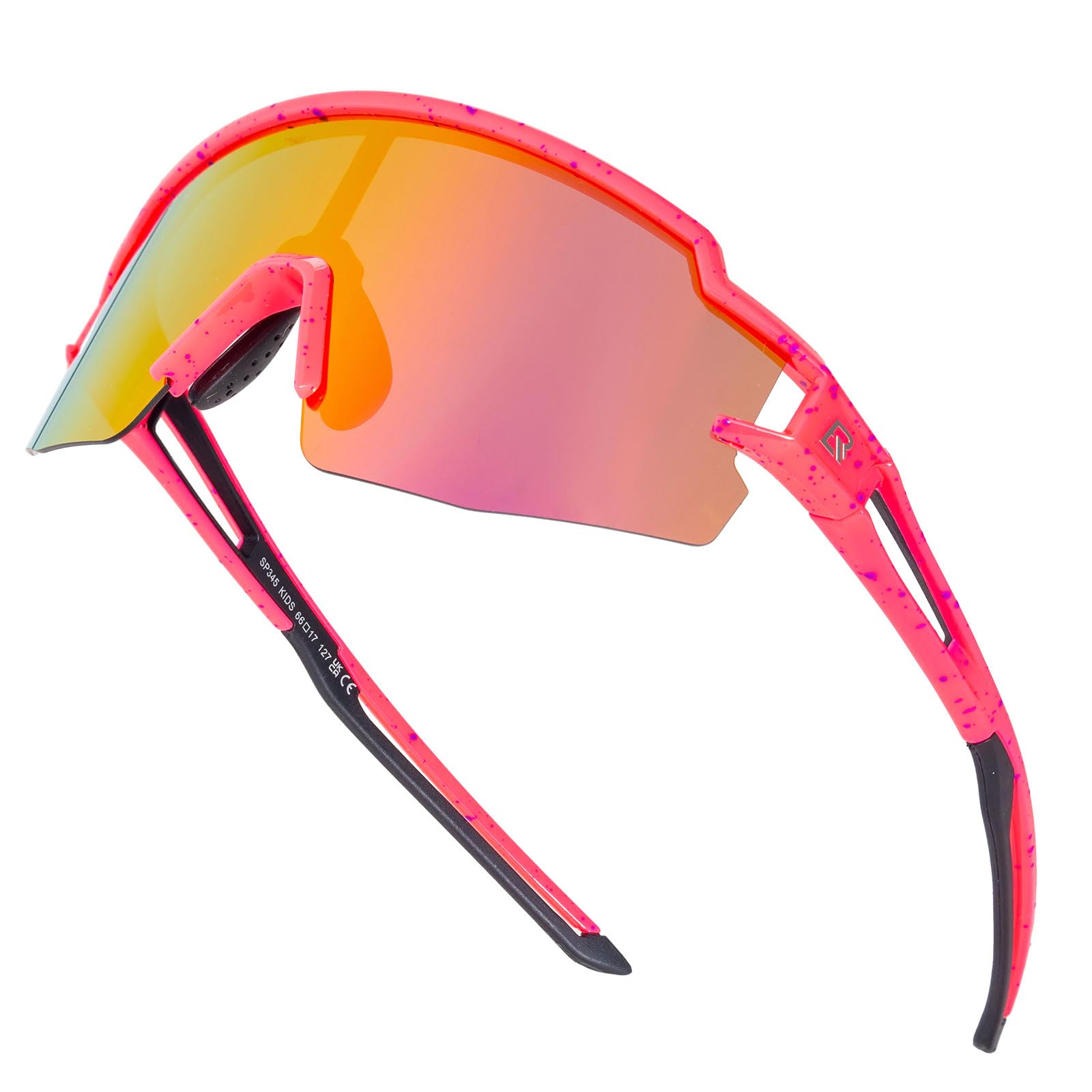 ROCKBROS Children's Cycling Polarized Sunglasses UV400 Protection Sports Kids Youth Glasses TR90 Flexible Frame for Boys Girls Outdoor Sports