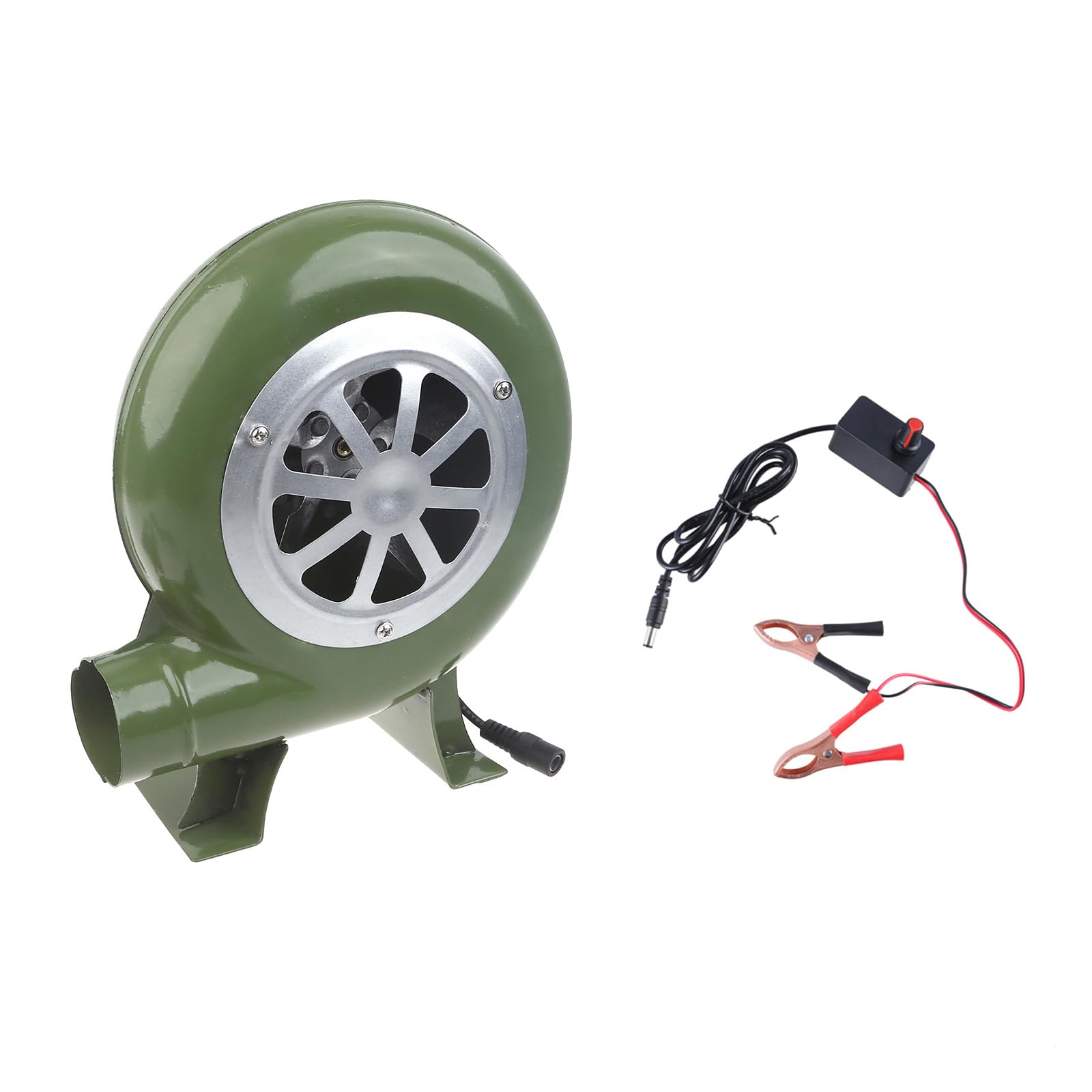 Cooking BBQ Fan Air Blower for Barbecue Bellows Hand Crank Tool Camping Handheld Cooking Fan Charcoal Starter for Grill