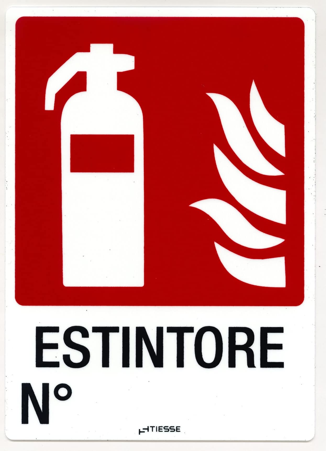 Targhetta bordo macchina Vietato rimuovere le protezioni in all. 60x60 mm