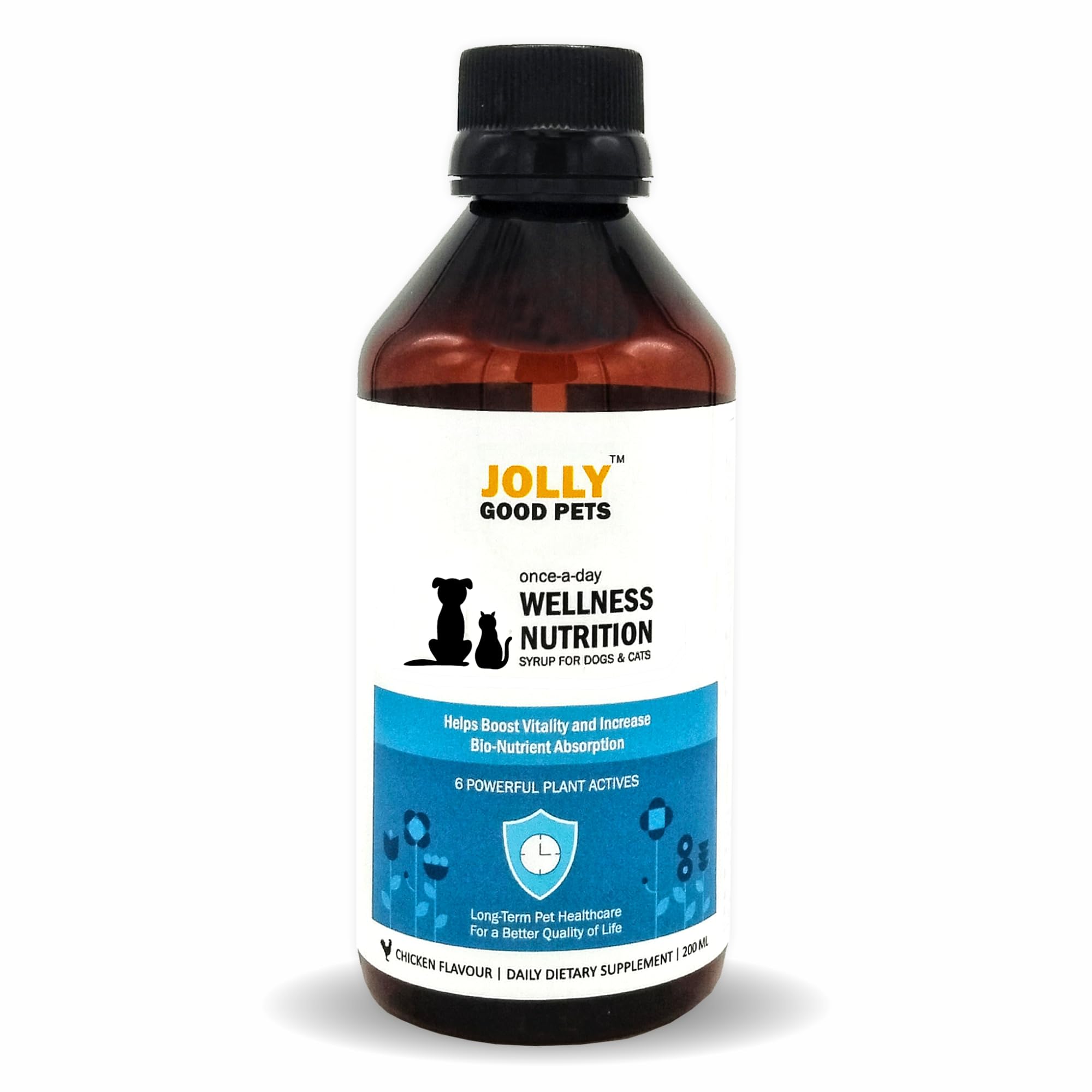 JOLLY GOOD PETS Wellness Nutrition Syrup Supplement (200 ml) for Dogs & Cats I Combats Allergies & Seasonal Discomfort I 100% Plant Actives (B0CNYNJJVV) Amazon Price History, Amazon Price Tracker