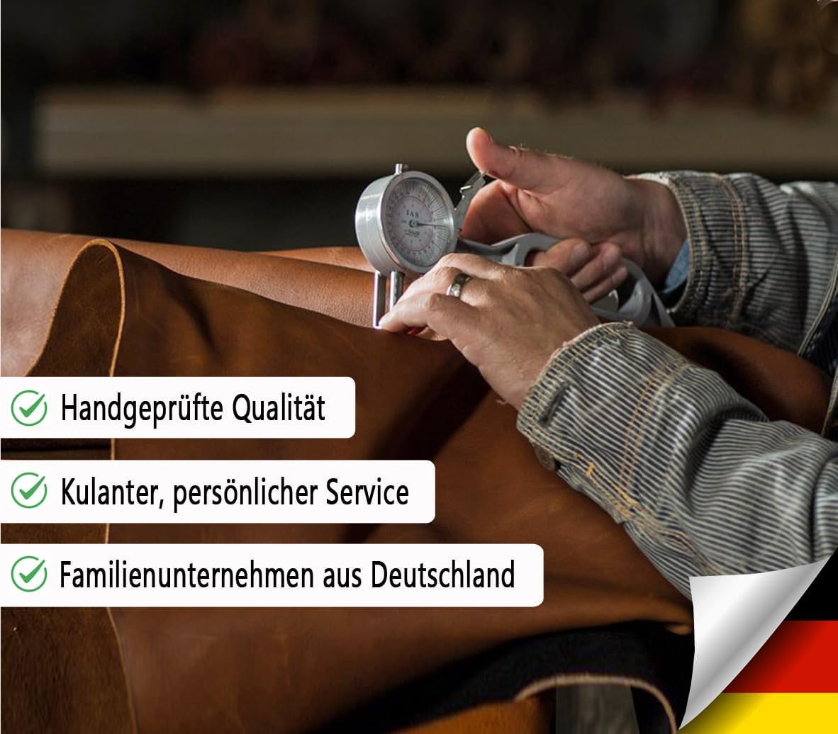 ALMADIH Leder Umhängetasche braun Vintage aus Rindsleder - Ledertasche mit gepolstertem Laptop Fach, Leder Messenger Unitasche Büchertasche Schultertasche Freizeittasche