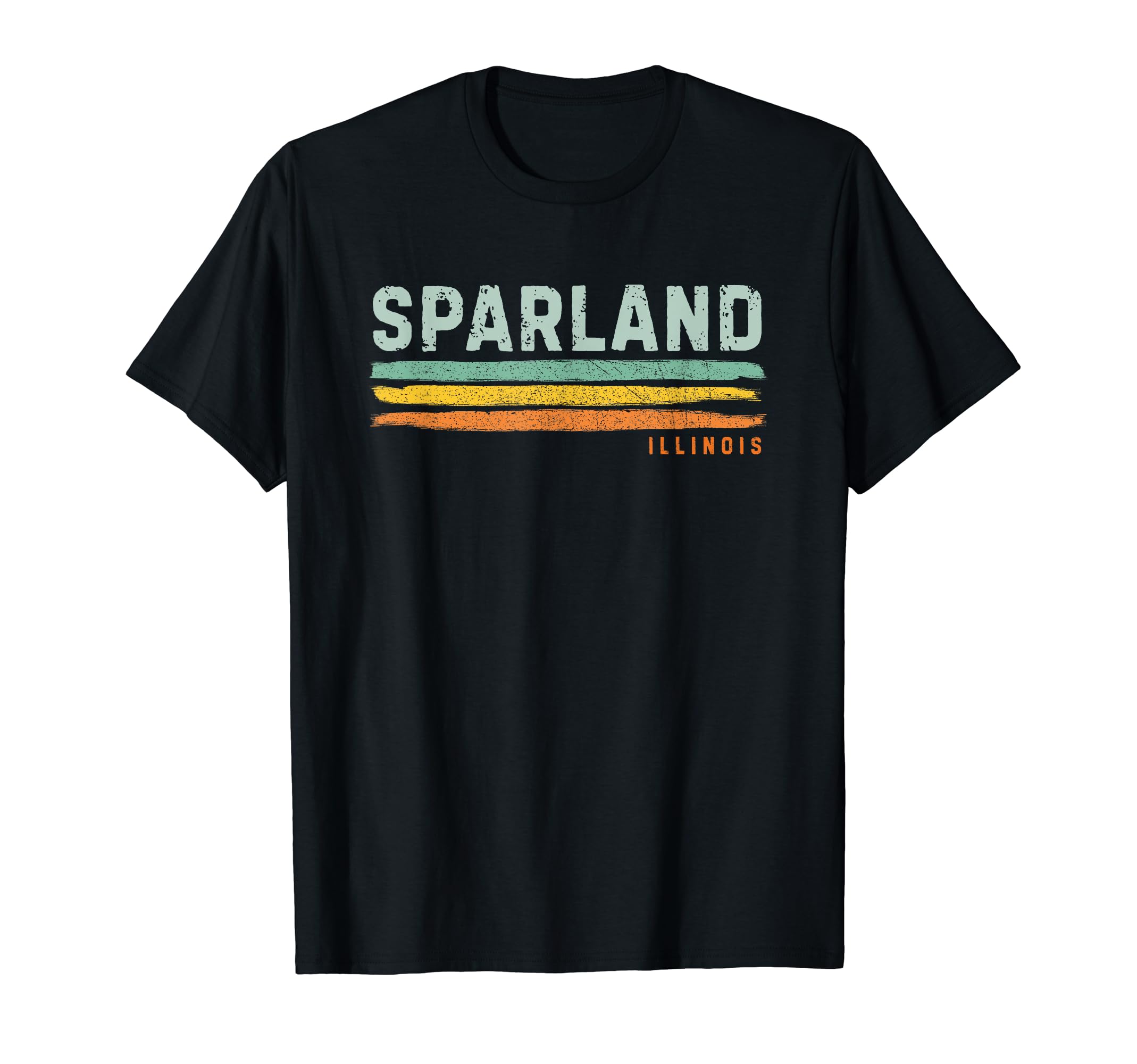 Vintage Stripes Sparland IL T-Shirt