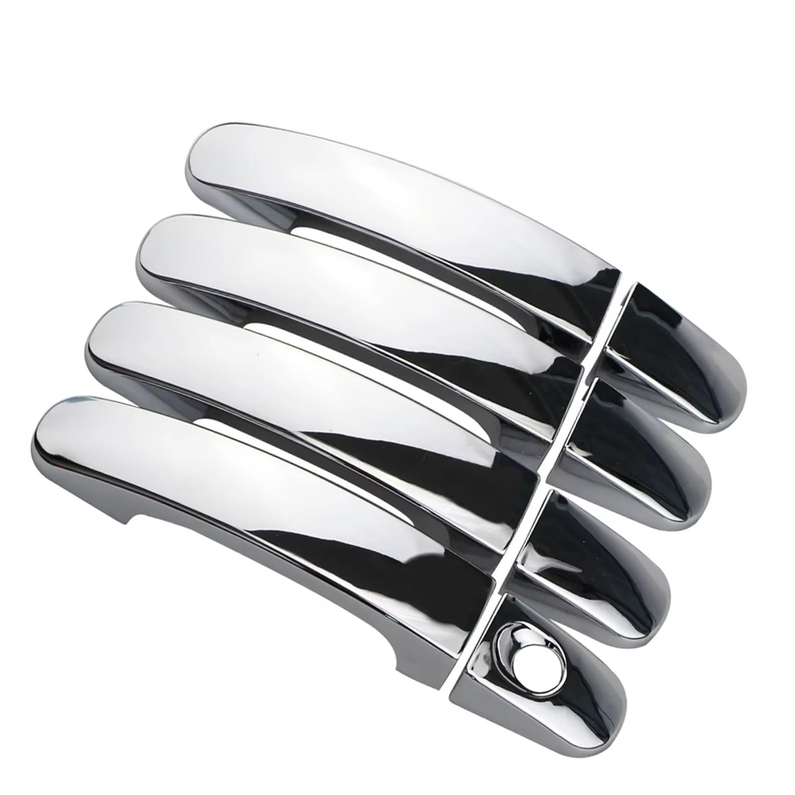 KEDFBTS Handle Trim Shell Compatible with for Focus 3 for MK3 2012 2013 2014 2015 2016 2017 Accessories Chrome Car Exterior Door Handle Cover Trim Sticker Handle Shell(Common Style)