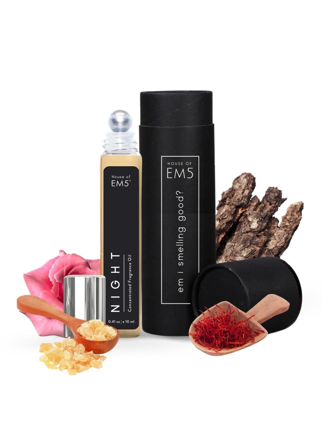 EM5™ Night Unisex Perfume Roll On | Alcohol Free | Concentrated Oil | 10 ml