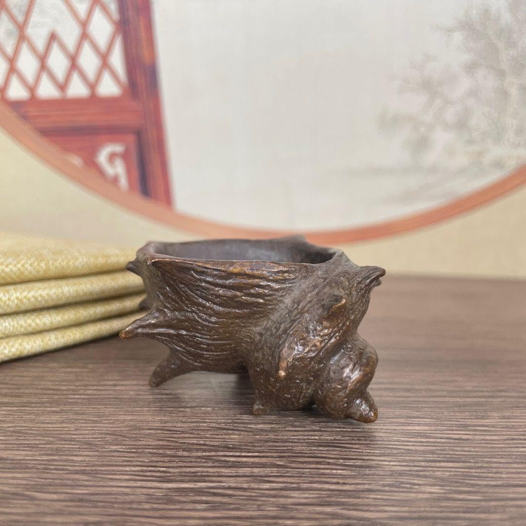 銅 細工 厚重 茶洗 茶道具 工芸品 美術品 置物 Amazon.co.jp: 銅 細工 茶道具 香道具 蓋置 置物 サザエ 銅製 : ホーム