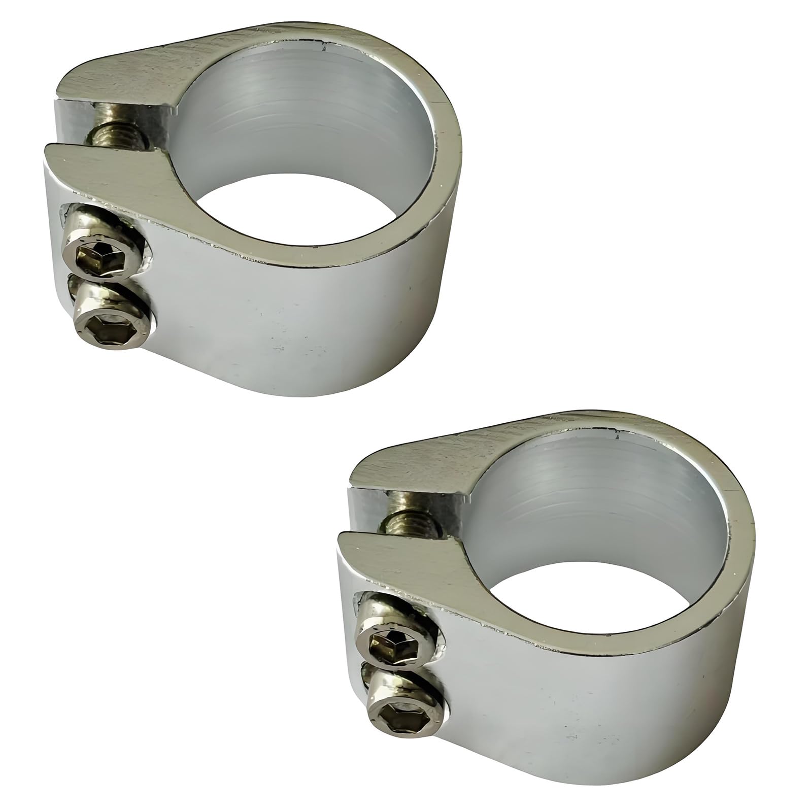 Aluminum Alloy Bike Seat Post Clamp 31.8/30.5mm Bicycles Seat Tube Clamp Road Bike Seatpost Clamps Easy to Installation Saddle Bicycles Tube