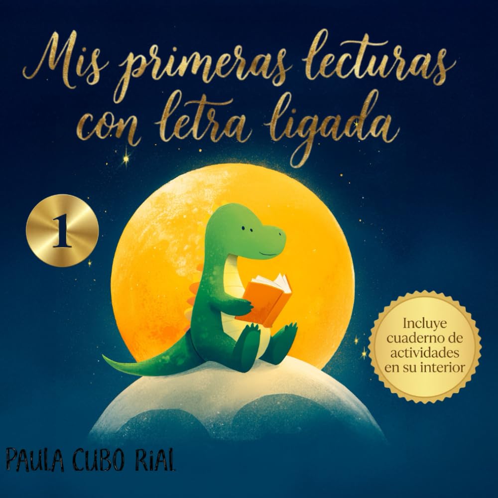 Mis primeras lecturas con letra ligada: 3 cuentos + cuaderno de ejercicios para aprender a leer y practicar letra ligada (cursiva) — Ideal para niños y primeras lecturas