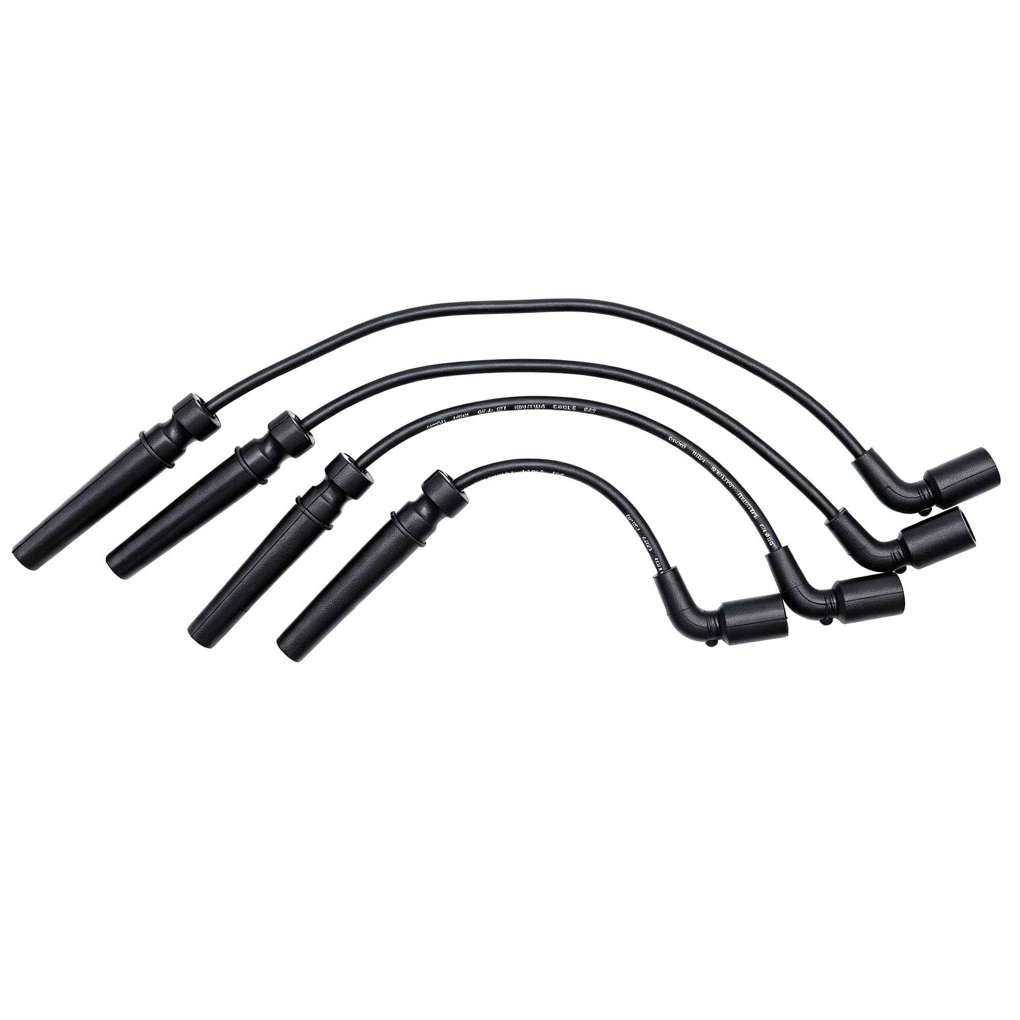 55400 Ignition Spark Plug Wires Set of 4 Compatible with Chevrolet Aveo 2004-2018, Aveo5 2006-2008, Daewoo Lanos 1999-2002, Pontiac Wave 2005-2008, Wave5 2005-2007, Suzuki Swift+ 2004-2007-image-31