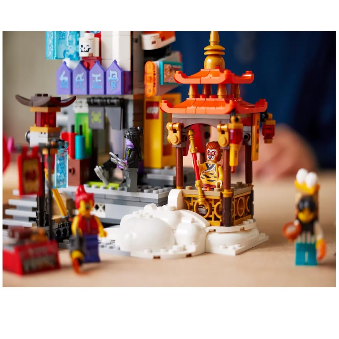 80054 LEGO® Monkie Kid Megapolis Şehri 5. Yıl Dönümü : Amazon.com