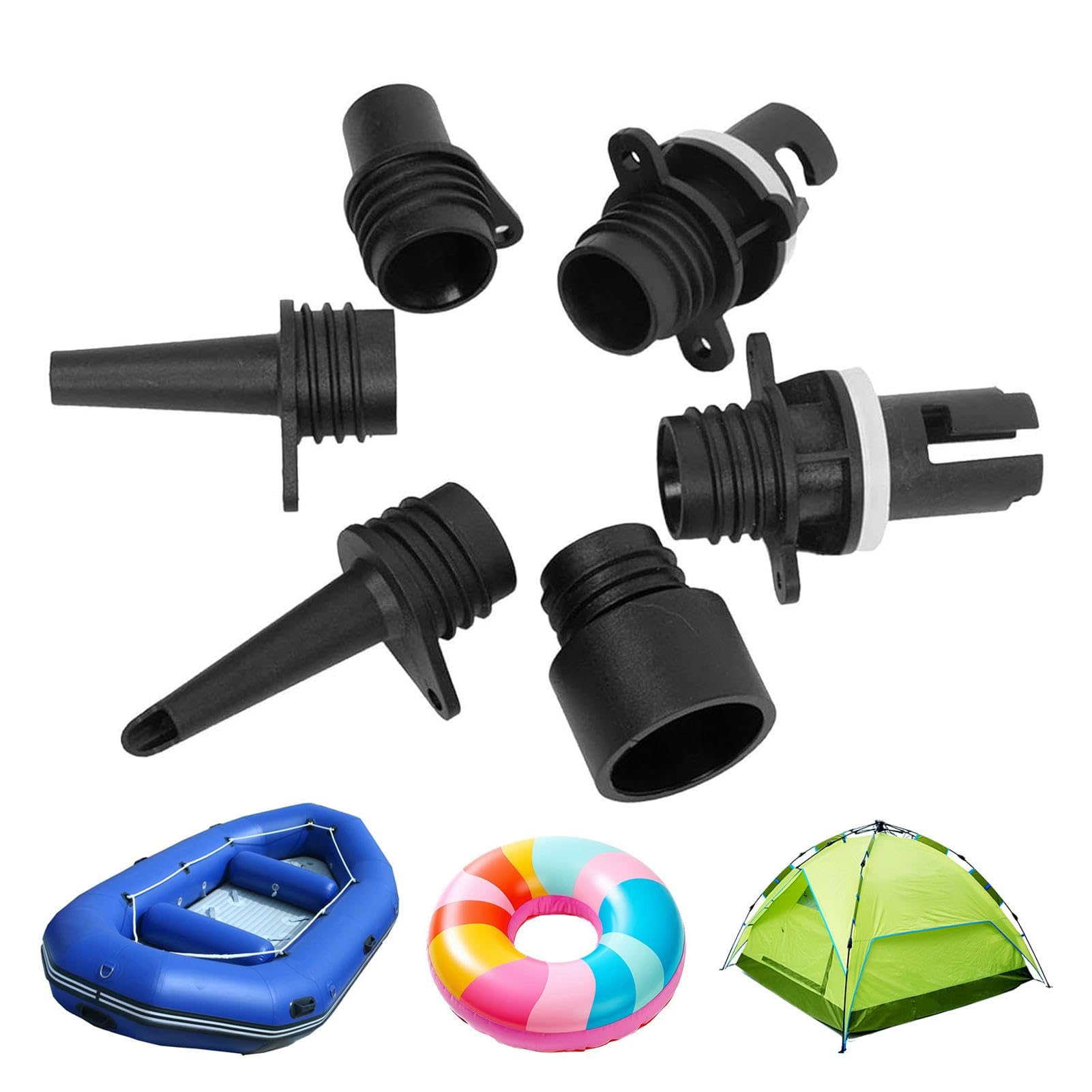 Pumpenadapter Fr Schlauchboot, 6 Stck Aufblasbarer Adapter  Luftpumpenkonverter, Boston-Ventil Konventionelle Luftpumpe Aufsatz Fr  Paddleboards, Schwimmringe, Kanus, Kajaks, Luftmatratzen : Amazon.de: Sport  & Freizeit