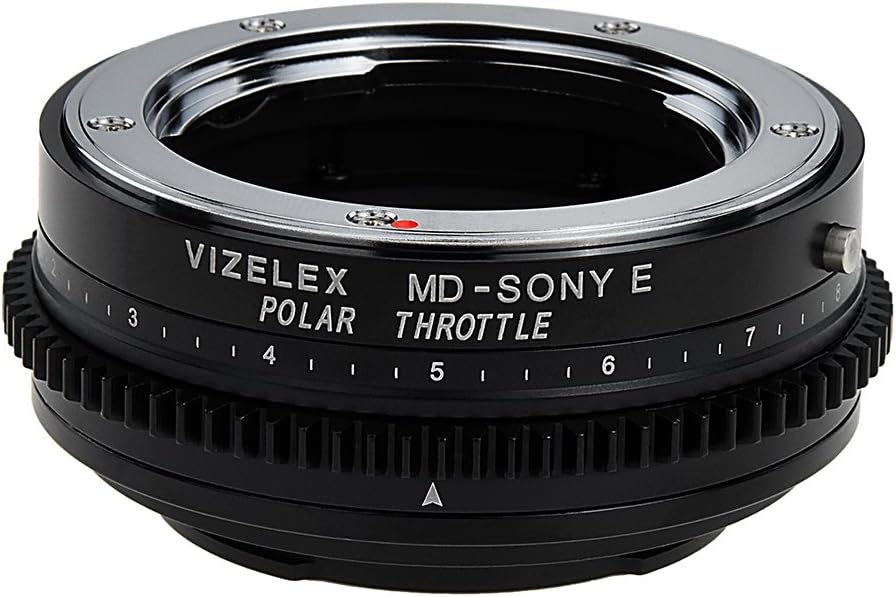 Vizelex Polar Throttle Lens Mount Adapter Minolta Rokkor (SR/MD/MC) SLR Lens to