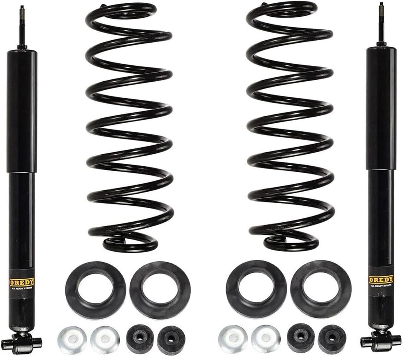 OREDY Rear Struts & Coil Spring for 2003-2011 Lincoln Town Car Ford Crown Victoria Mercury Grand Marquis Shock Absorbers Conversion kit Assembly - 90004