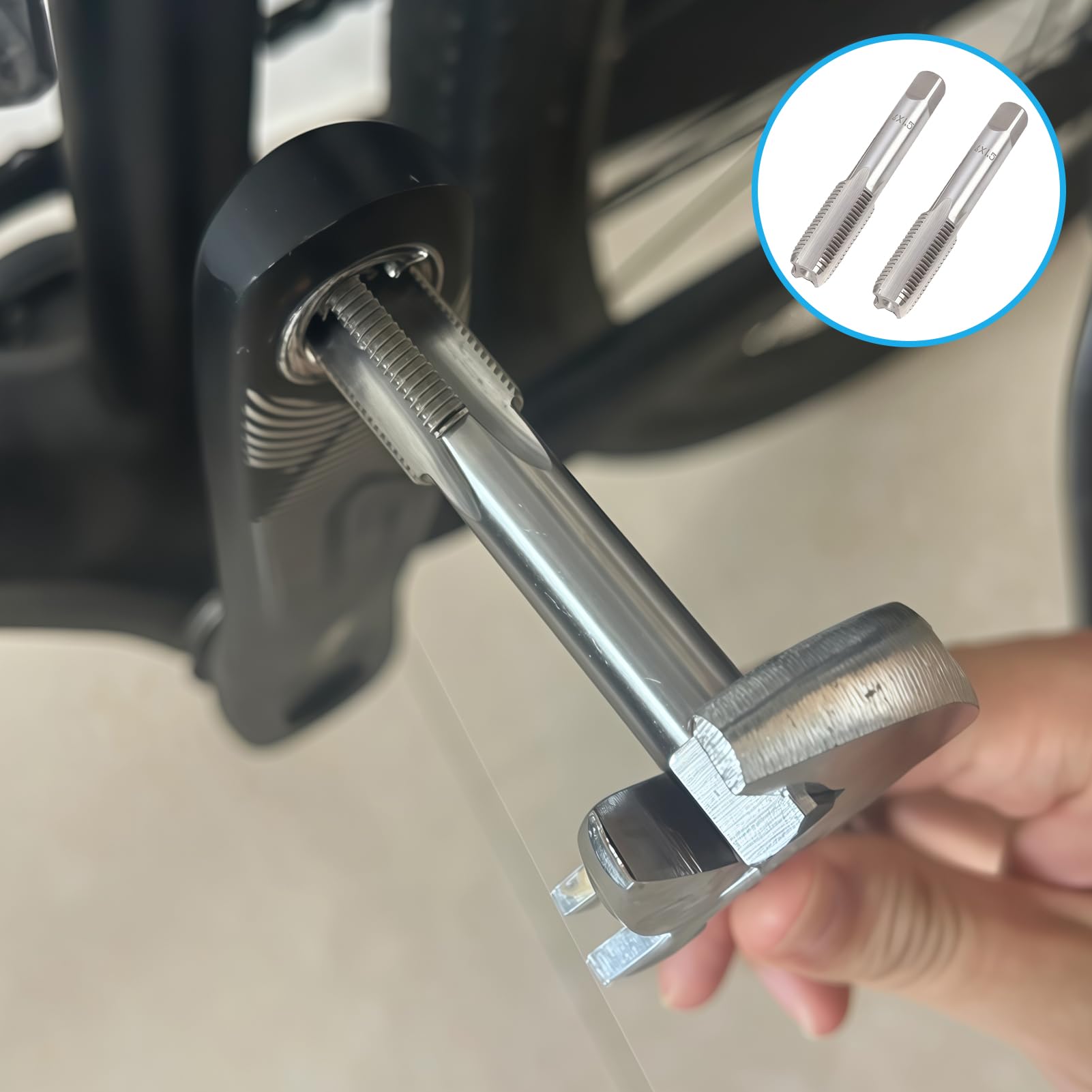 M14 Hand Tap Thread 1.5 Pitch, Metric Screw Tapping Tool Set - Image 4