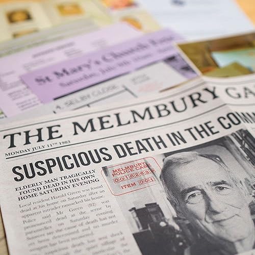 Miniatura 5 de ThinkFun Cold Case: A Pinch of Murder - Un juego de misterio de asesinato en una caja para edades de 14 años en adelante