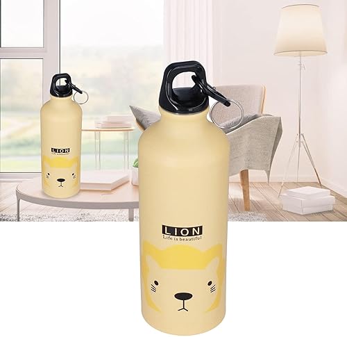 Miniatura 3 de Bonita botella de agua con mosquetón, botella de agua de metal reutilizable, botella de agua para niños, botella de agua deportiva, taza térmica de