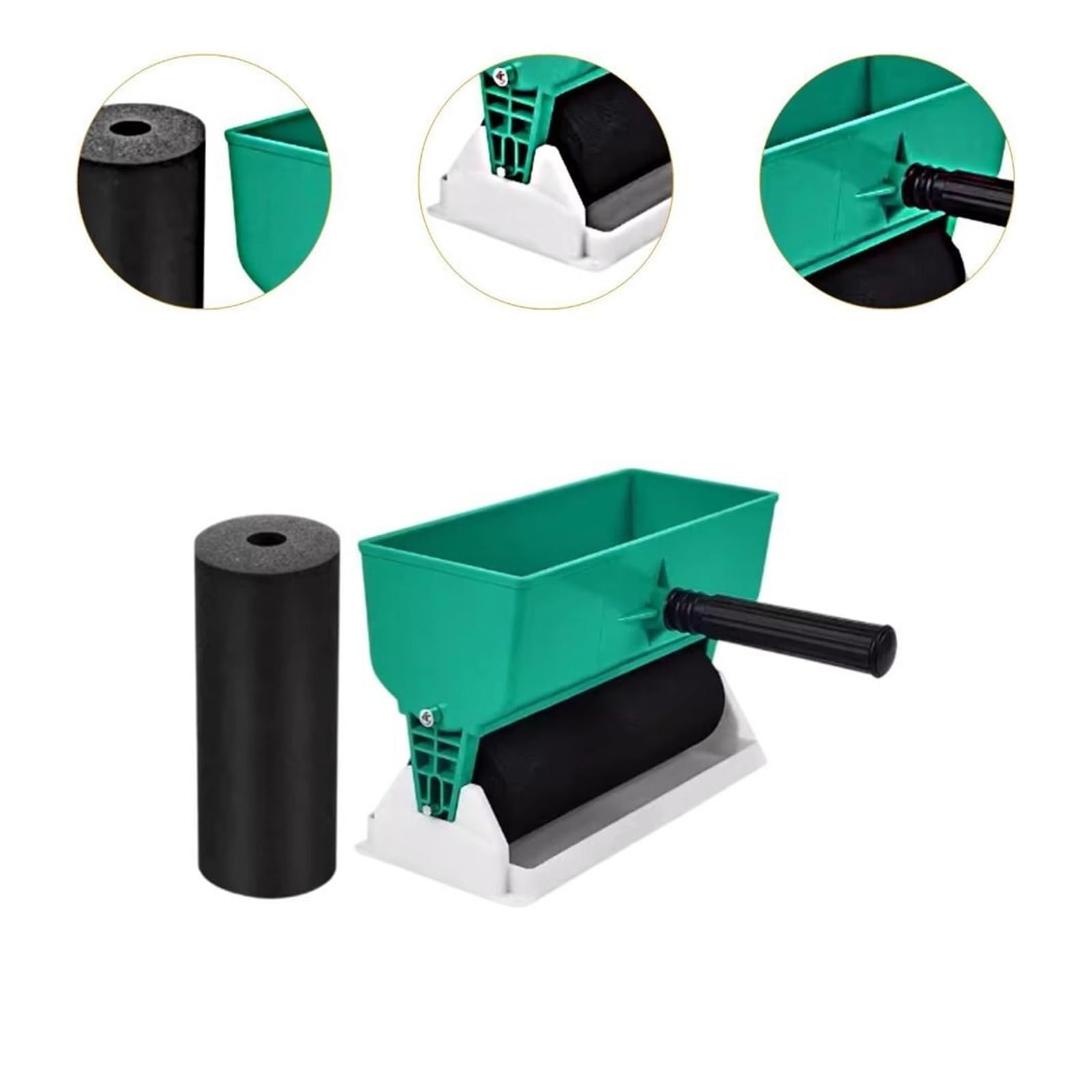 Rodillo de esponja con núcleo de rodillo de aluminio(6in)