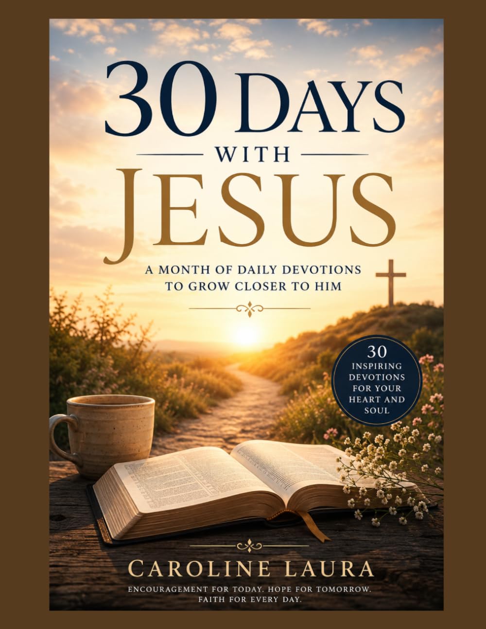 Walking with Jesus Every Day: A 30-Day Christian Devotional to Deepen Your Faith, Strengthen Your Trust in God, Find Peace Through Prayer, and Grow Closer to Christ One Day at a Time