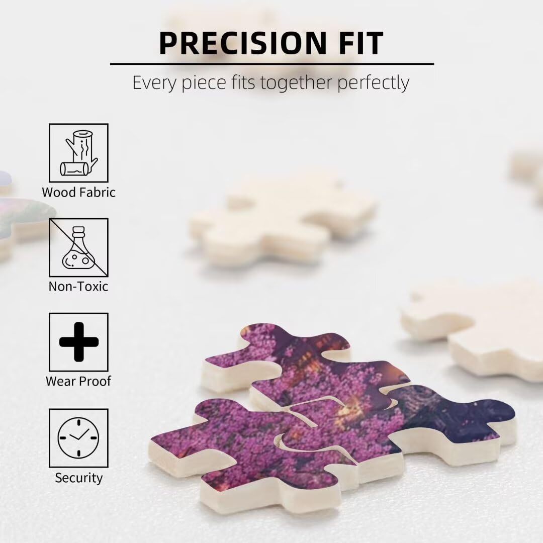 Puzzle dla dorosłych, japońskie puzzle, starożytne budynki, duże wyzwanie dla początkujących, rękodzieło dla dorosłych, z opakowaniem na prezent, dekoracja pokoju, prezenty dla kobiet, 122 x 81 cm