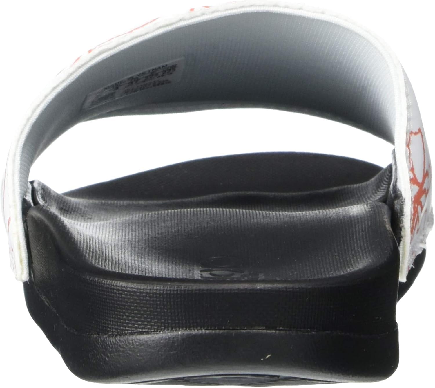 adidas Women's Adilette Comfort Slides, White/Core Black/Signal Coral, 11