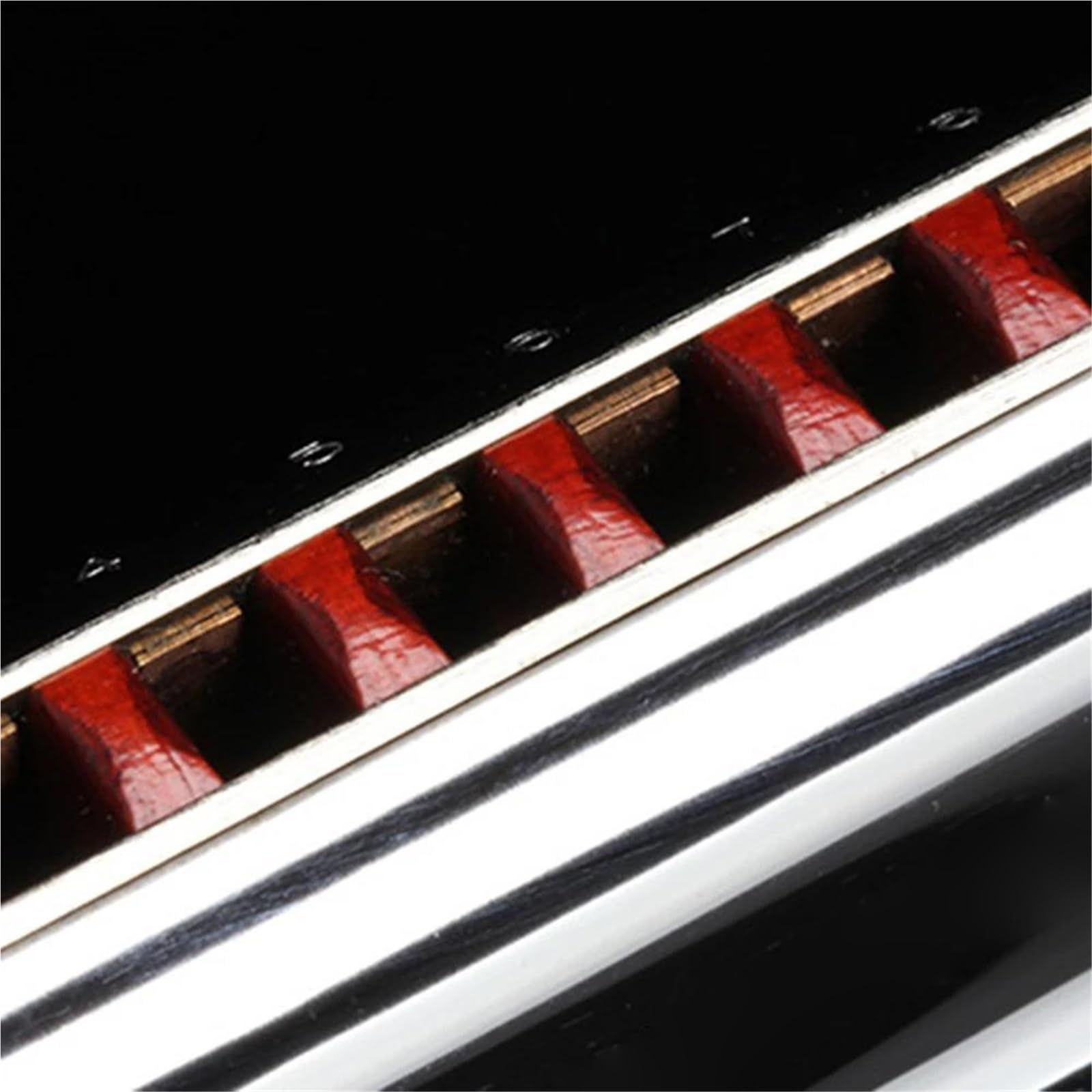 Zestaw Harmonijkowy Diatoniczna Harmonijka 10 Otworów Blues Harp Master Organ Ustny Klucz C Profesjonalne Instrumenty Muzyczne(D Tone)