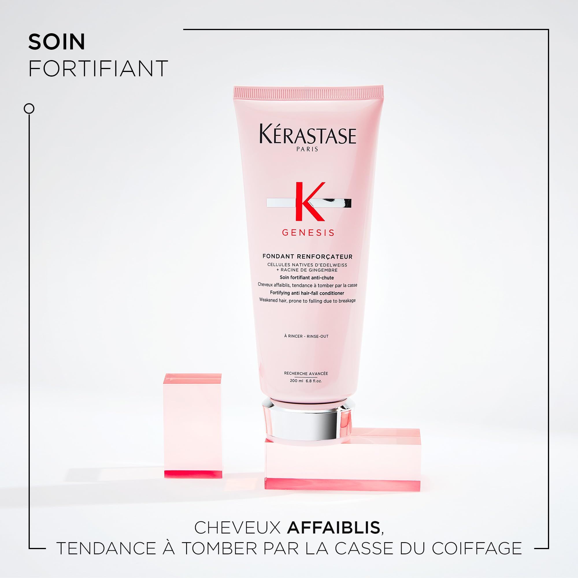 KÉRASTASE Genesis - Routine Nourissante & Anti-Casse pour Cheveux Fragiles - Renforce & Réduit la Casse - Aminexil