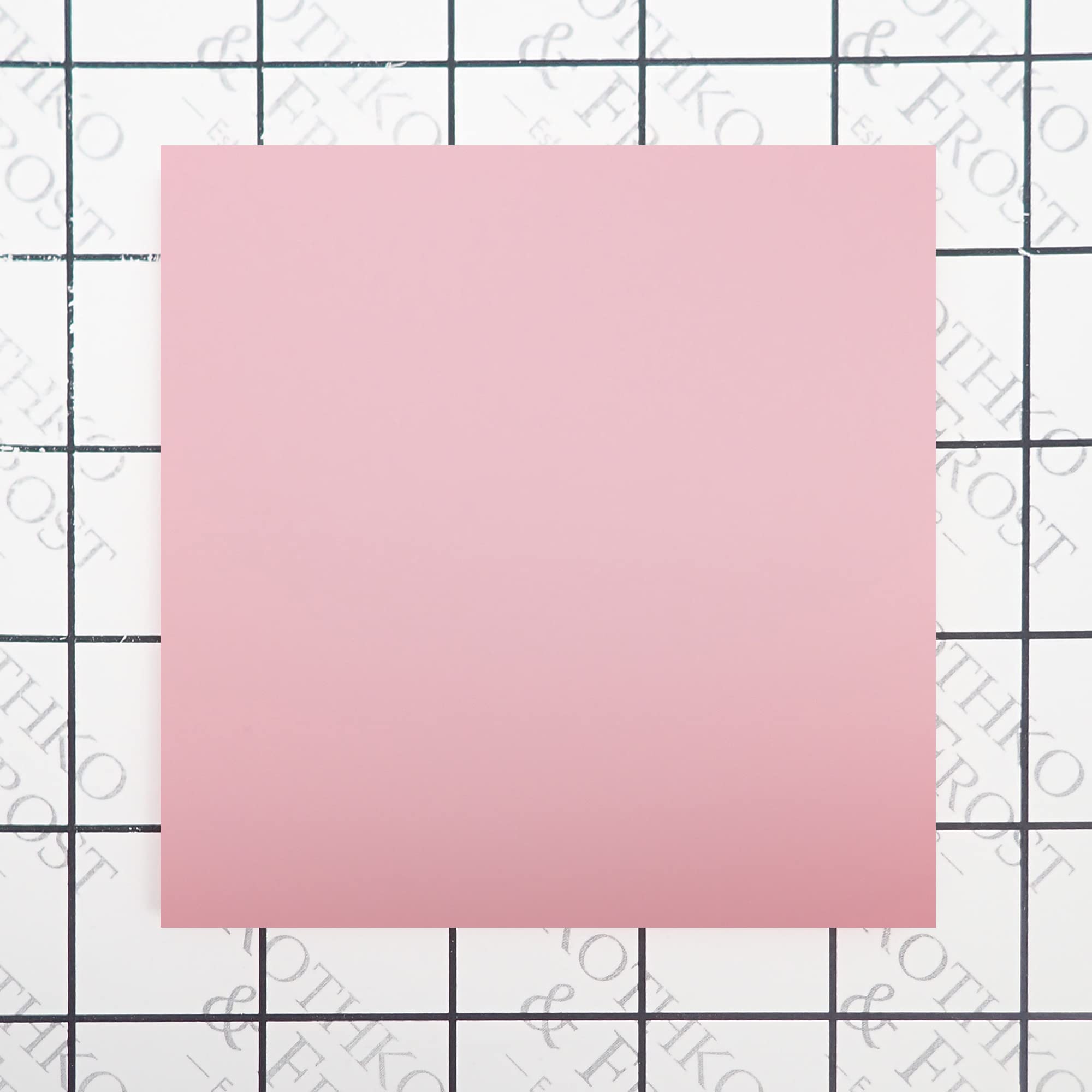 Hoja de acrílico fundido metálico satinado rosa (3 mm de grosor)
