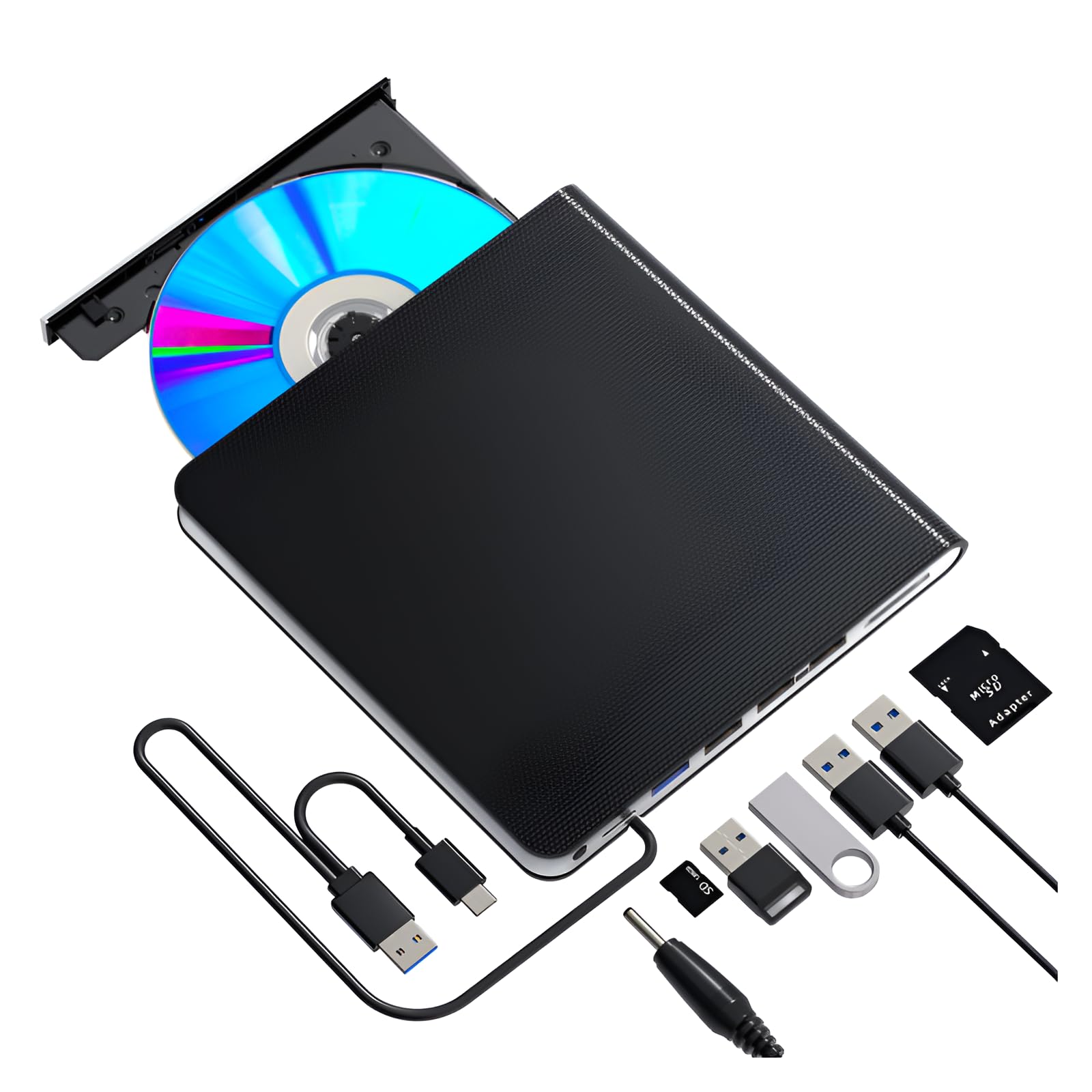 Amazon.co.jp: [Lubiling]外付けブルーレイドライブ 6-in-1マルチ
