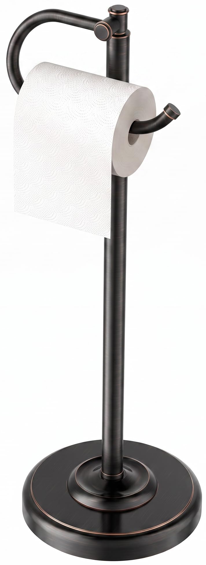 FORIOUS Toilet Paper Holder Stand, Vintage Freestanding Tissue Roll Holder — Amazon image 17