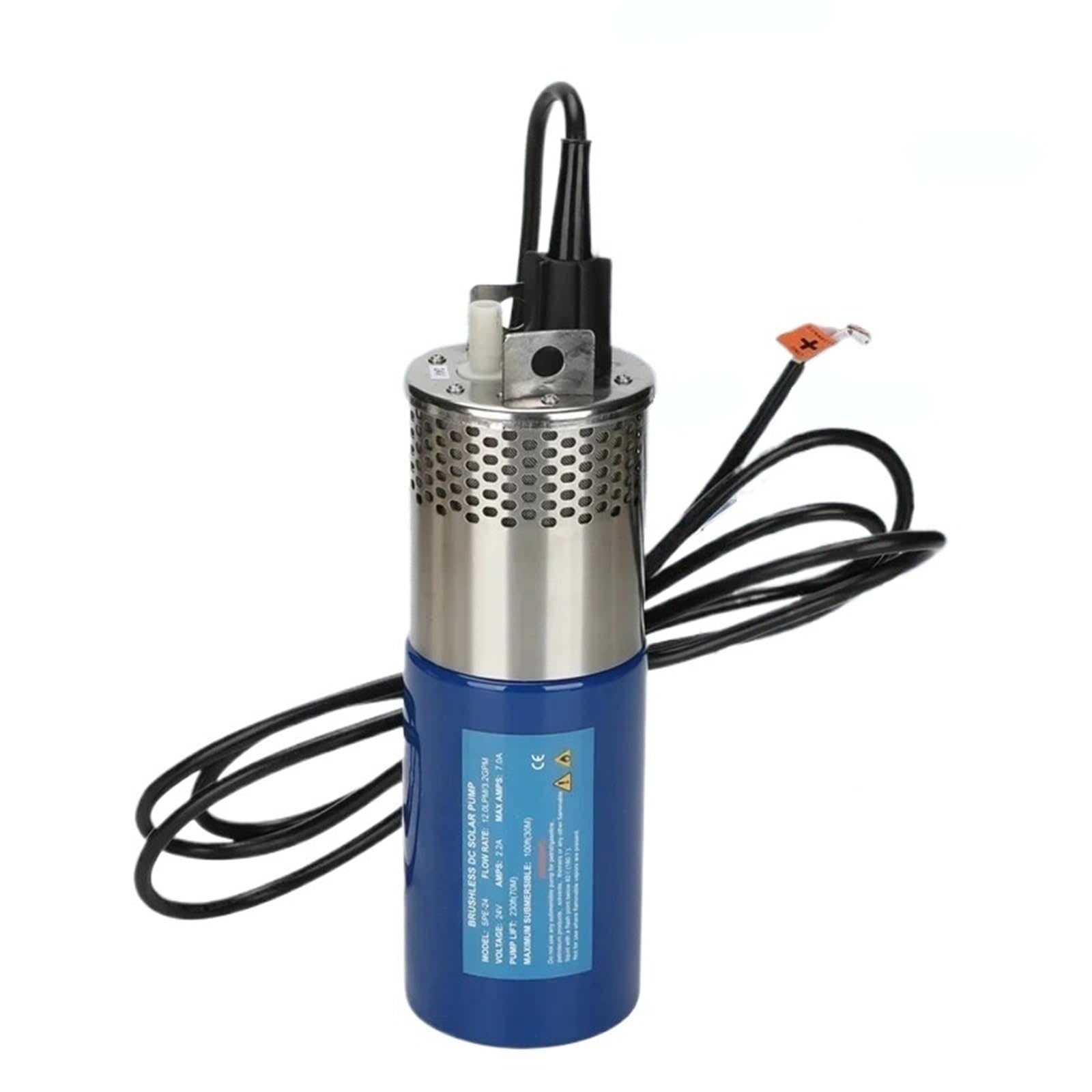 (silnik bezszczotkowy) 24 V, 12 l/min, 120 m, zanurzeniowa pompa solarna, pompa do głębokiej studni, do użytku na zewnątrz, do czyszczenia zębów (12 V)