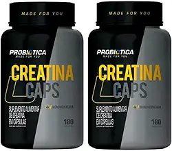 Kit 2x Creatina Pura Caps (180 Capsulas) - Probiótica