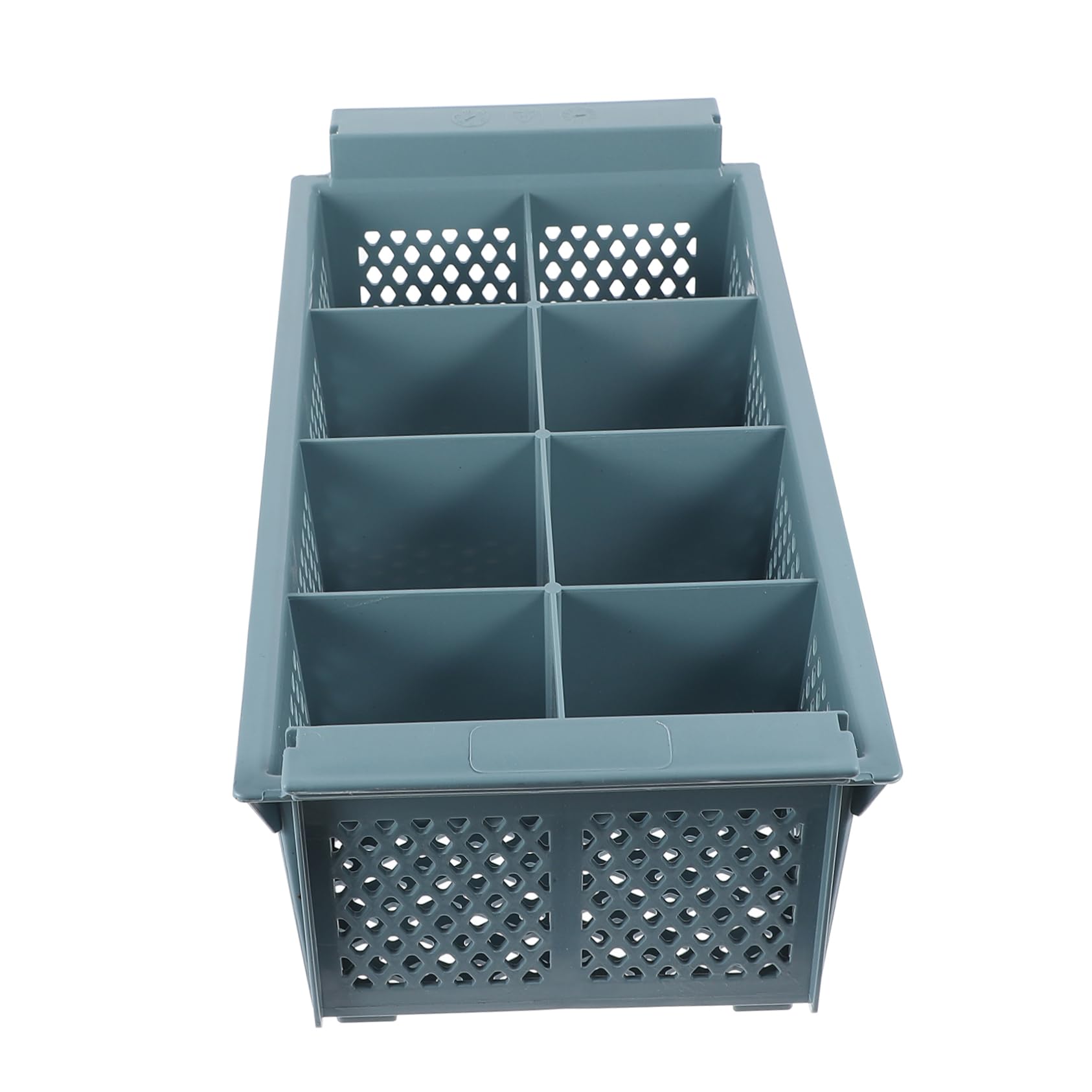 Cesta en 8 Plástico para Lavavajillas para Cubiertos de Almacenamiento Compartimentos Cocina Oficina