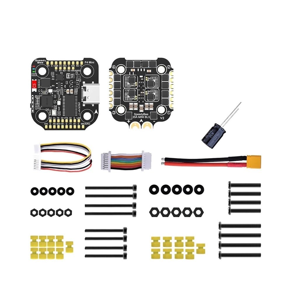 1 pz F405 Stack Flight Controller adatto for FPV Racing Drone FC 35A V2 3 6S 20x20 4 in 1 ESC Dual BEC(Stack)