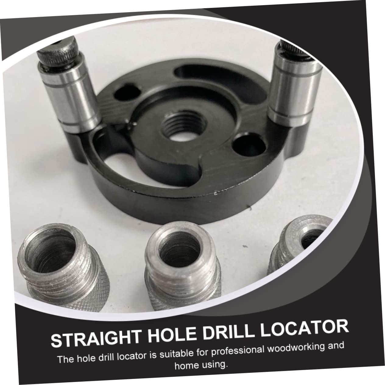 Uonlytech 1ensemble Kit De Perçage Dowel Outil De Positionnement Pour Avec Poinçon De Perçage Auto-centré Pour Travail Et De Meubles
