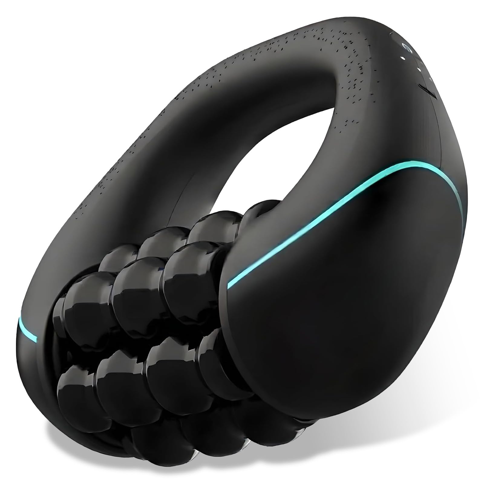 Masajeador de Rodillos Eléctrico Portátil, 3 Niveles de Intensidad | Masaje Profundo Piernas y Cuerpo, Combina percusión y rodamiento, 6 barras de masaje de giratoria libre, ajuste 3 velocidades