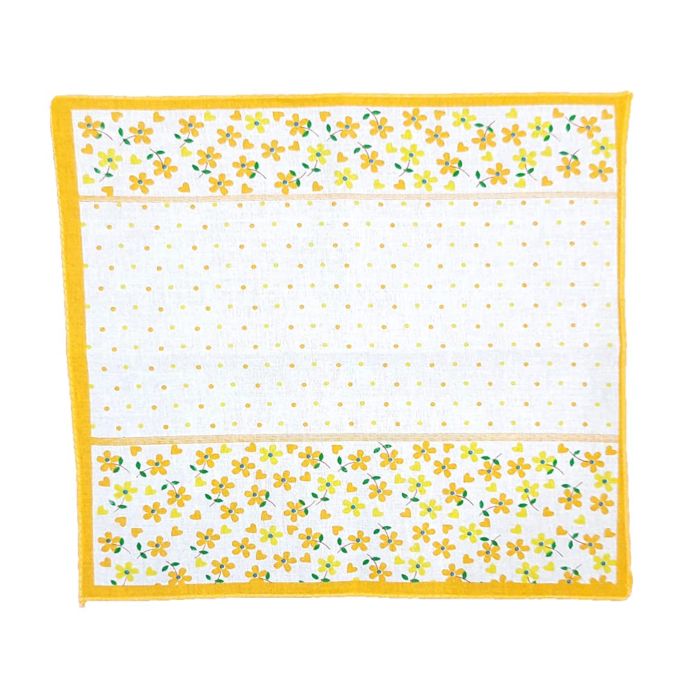 Khillayox™ Women's Cotton Floral Pattern Handkerchief Multicolor (36) 4