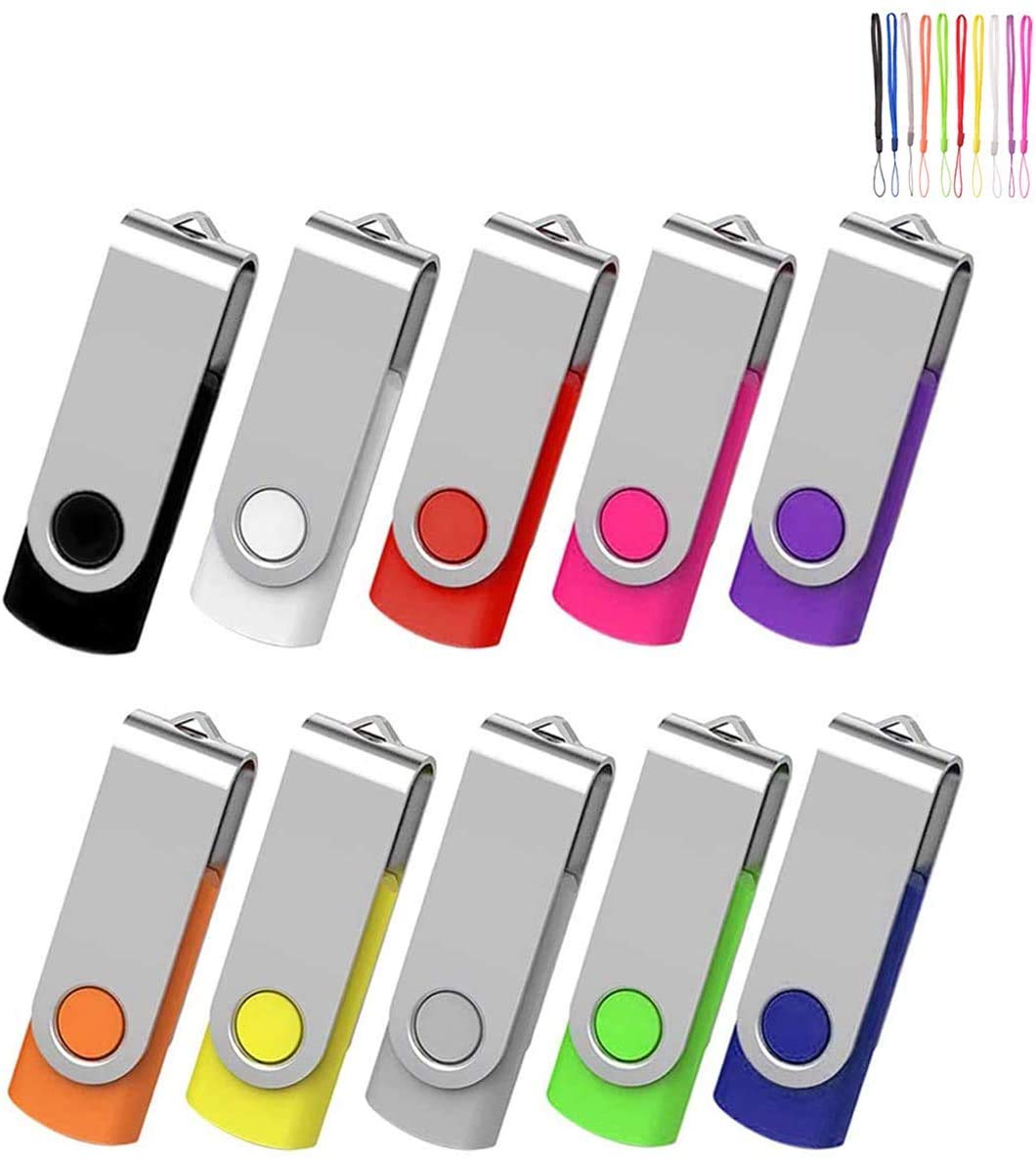 EASTBULL USBメモリ 4GB 10個セット 360°回転式