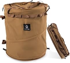 South Light トラッシュボックス ポップアップ キャンプ用ゴミ箱 60L 折りたたみ キャンプ ゴミ箱 ボックス 蓋付き バッグ 収納ボックス 薪入れ ダストボックス ソロキャンプ 用品 アウトドア bs-sl-bd01-tan