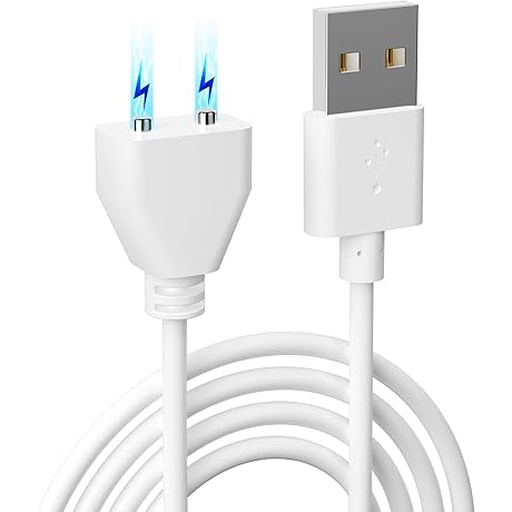 Bicmice 6mm/0.24in Magnetic USB DC Charger Cable Replacement Charging Cord