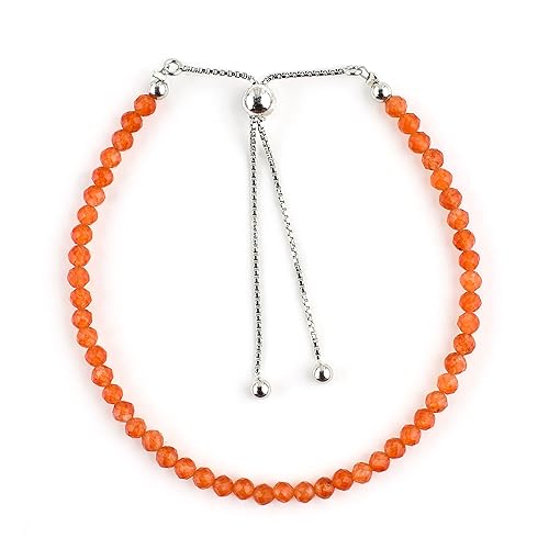 Miniatura 100 de OdrillionGems Natural Yaxaite Gemstones Bolo Bracelet 925 Sterling Silver Faceted Rounds Beads Handmade Minimalist Jewelry Healing Crystals