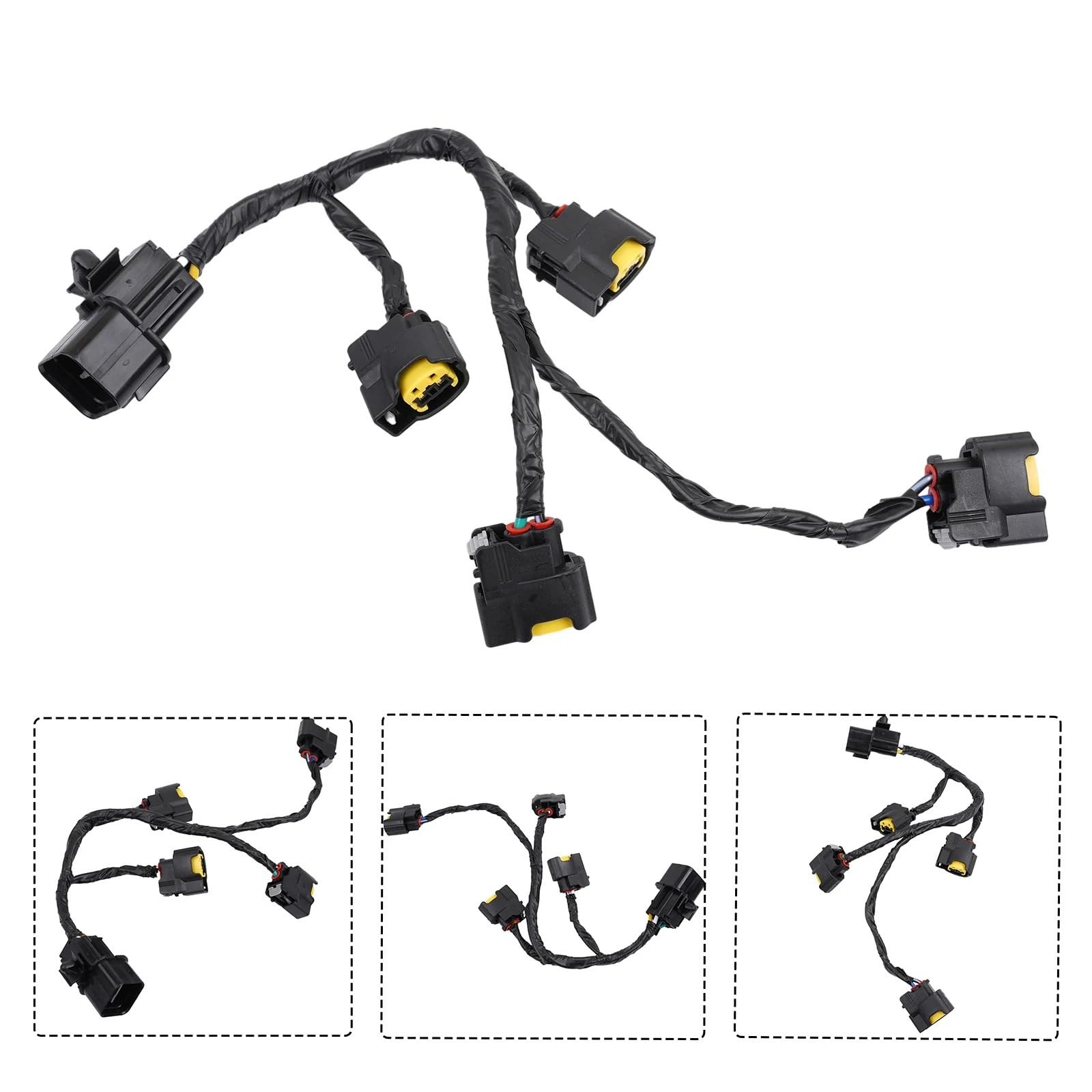 Cewka zapłonowa sportowa 1 szt. Wtyczka wiązki przewodów cewki zapłonowej samochodu 273502B000 do Kia Rio Soul 2012-2014 .6L Hyundai Veloster moduł zapłonowy