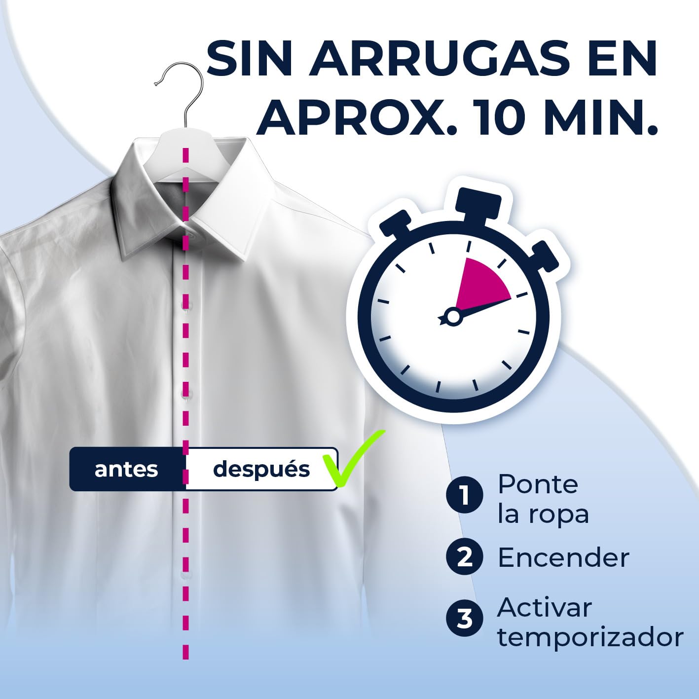 CLEANmaxx Plancha automática de camisas PRO | Sustituye a la plancha, tabla de planchar, plancha de vapor y vaporizador | Plancha con maniquí para camisas, blusas y camisetas | Innovadora y eficaz