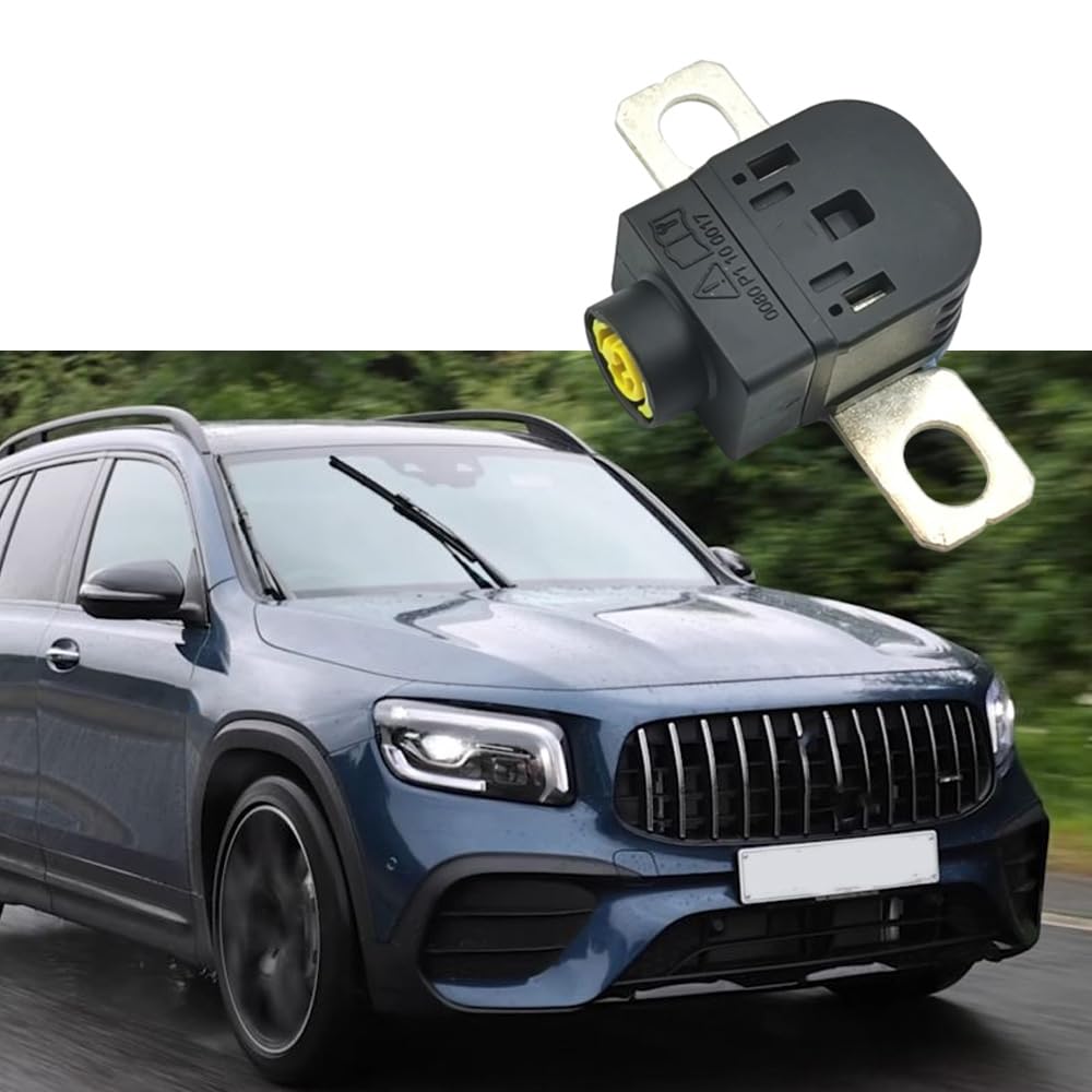 Riloer Monitor batteria, tester batteria auto scatola fusibili batteria auto pirofusibile scatola accumulatore di energia, scatola fusibile scollegamento batteria auto compatibile con Mercedes-Benz