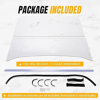 Amazon.com: KUAFU Clear Flip Windshield Compatible with 2006-2016 Amazon.com: KUAFU Clear Flip Windshield Compatible with 2006-2016