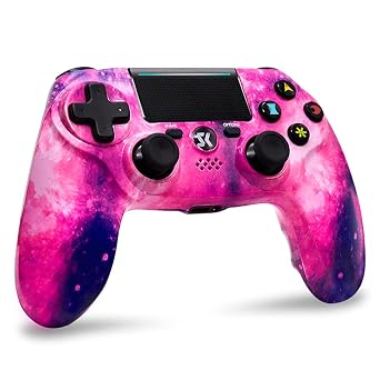 Wireless Controller for PS4, Controller for Sony PlayStation 4, Double Shock 6-Axis Motion Sensor, Sensitive Touch Pad, Built-in Speaker & Stereo Headphone Jack, Compatible with PlayStation 4/Pro/Slim