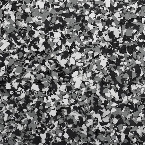 FGCI Garage Floor Flakes 10 Pounds for Decorative Epoxy Floors (Charcoal Gray)