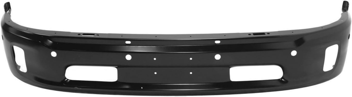 Primered, Steel Front Bumper Face Bar for 2014-2018 RAM 1500 W/Fog & Park 14-18, CH1002400