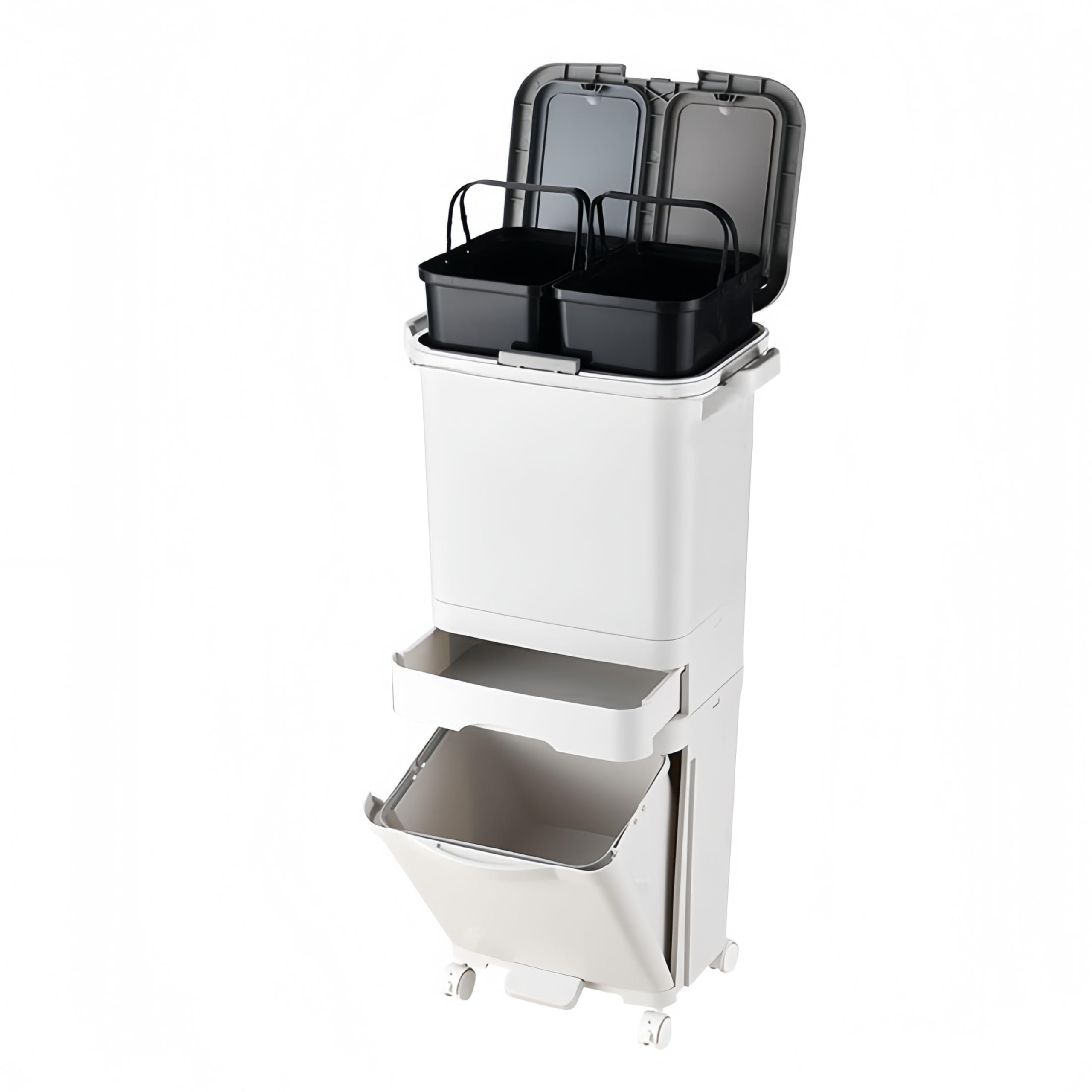 Amazon｜AetherTech ゴミ箱 ダストボックス 分別 ペダル式 フタ付き