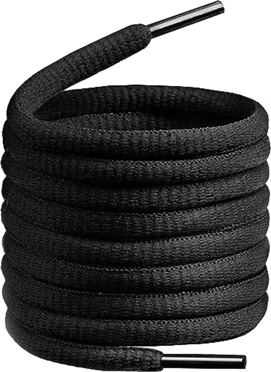 Round Oval Shoes laces Athletic Shoe Laces for Sport/Running Shoes Shoe Strings 120cm/47 Inch Lengths (2 pair) (Grey) (B0CJRPR6QK) Amazon Price History, Amazon Price Tracker